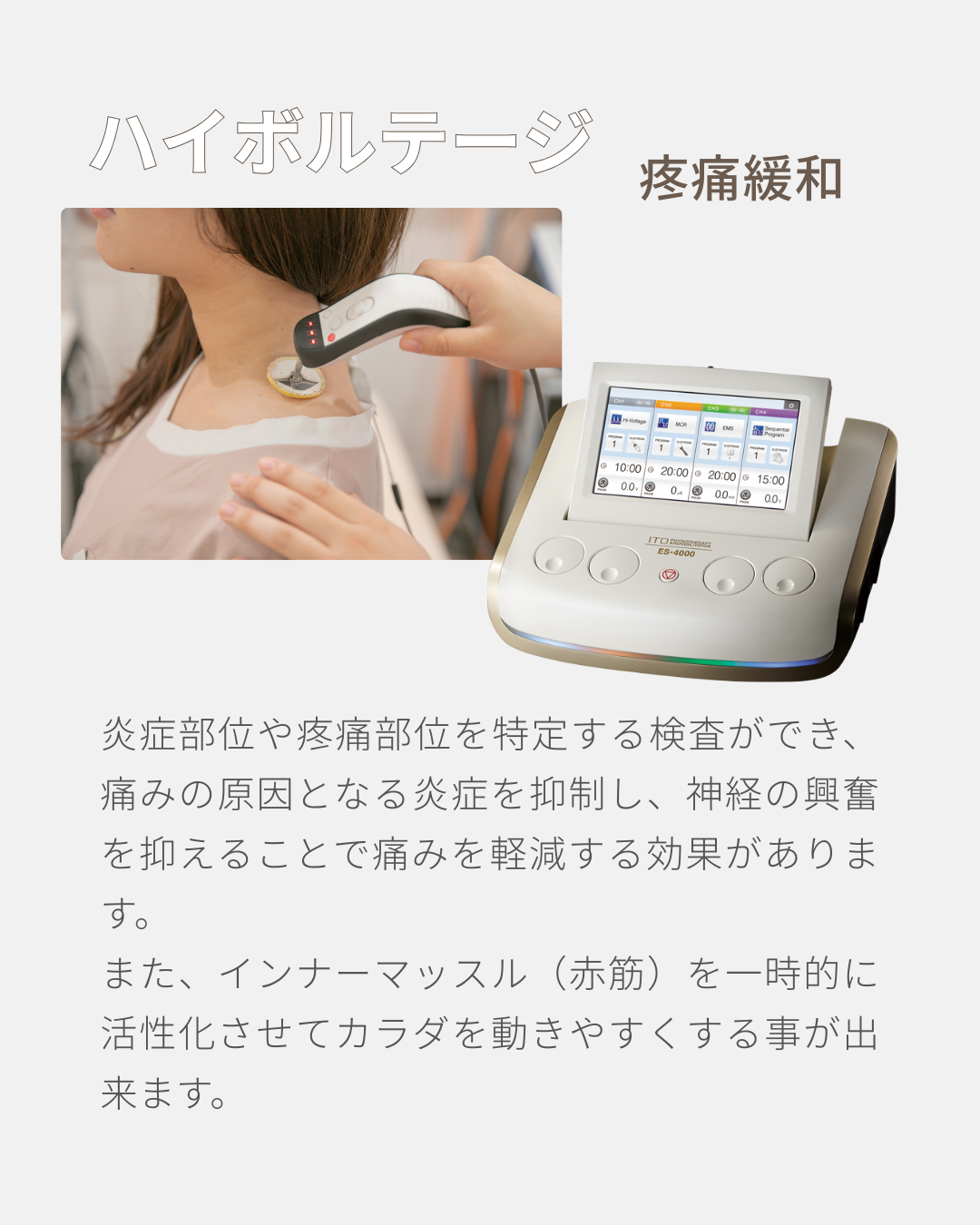自費電気治療